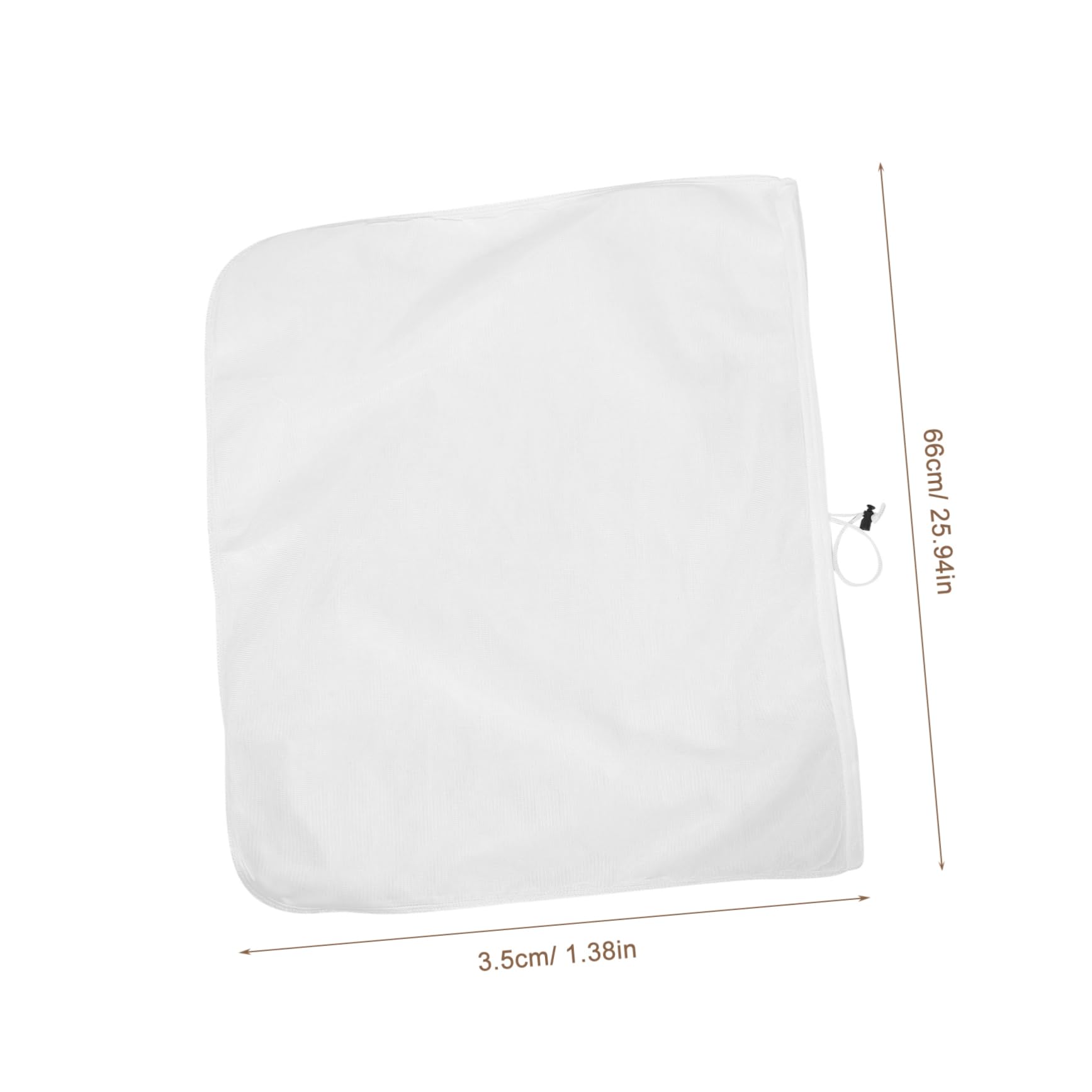 CONGARTENO 5pcs Reusable Drawstring Brewing Bags Fine Mesh Strainer for Nut Cheese and Soybean Brewing for Home and Cooking