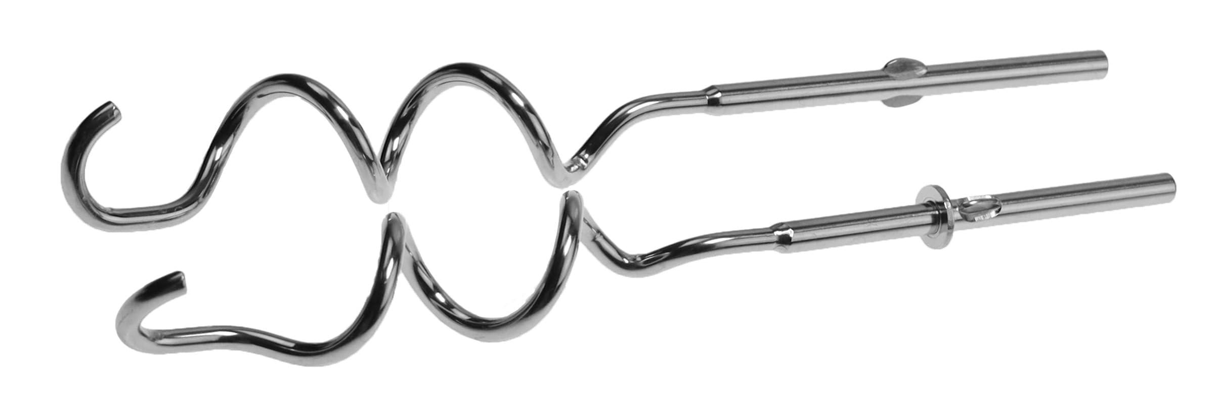 Piebert Knethaken kompatibel mit/Ersatzteil für Krups MS-652462 NUR PASSEND FÜR GN4001 GN6021 GN6028 Handmixer