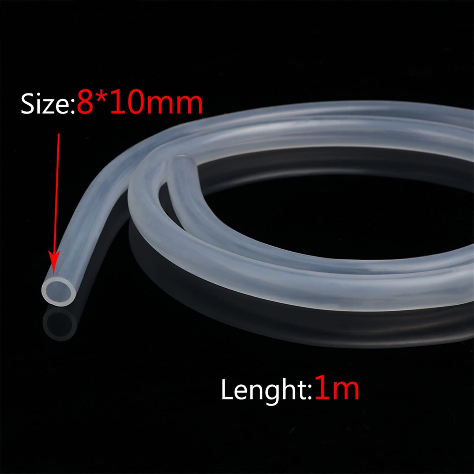 Aolity Mdingbao-Silicone Hose Tube 1M / 5M Food Grade Clear Transparent Silicone Rubber Hose 4 5 6 7 8 9 10 11 12 14 16 Mm Out Diameter Flexible Silicone Tube, High Temperature Resistance