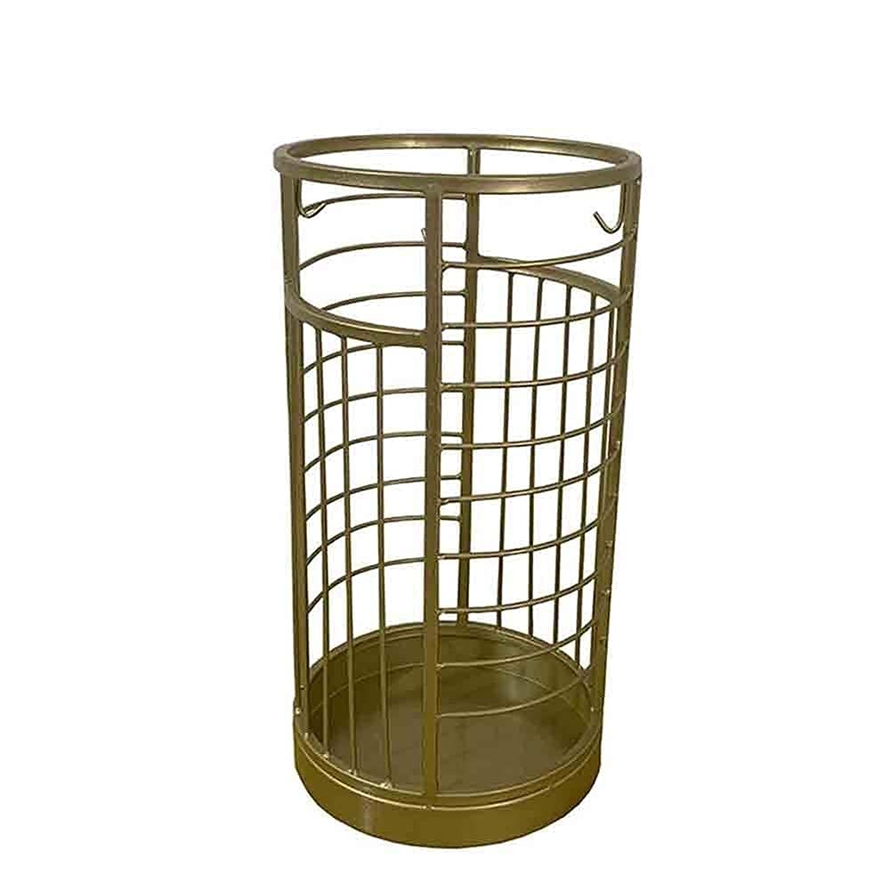 GHHVFEC Wrought Iron Umbrella Stand, Hollow Out Umbrella Storage Rack for Home, Hotel Entryway