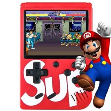 (Best for Children) 2023 New Edition Video Game for Kids, Handheld Sup 400 in 1 Mario, Super Marrio, Contra and 400 Plus Games Console Video Game Box for Kids/Men/Women/Girls/Unisex