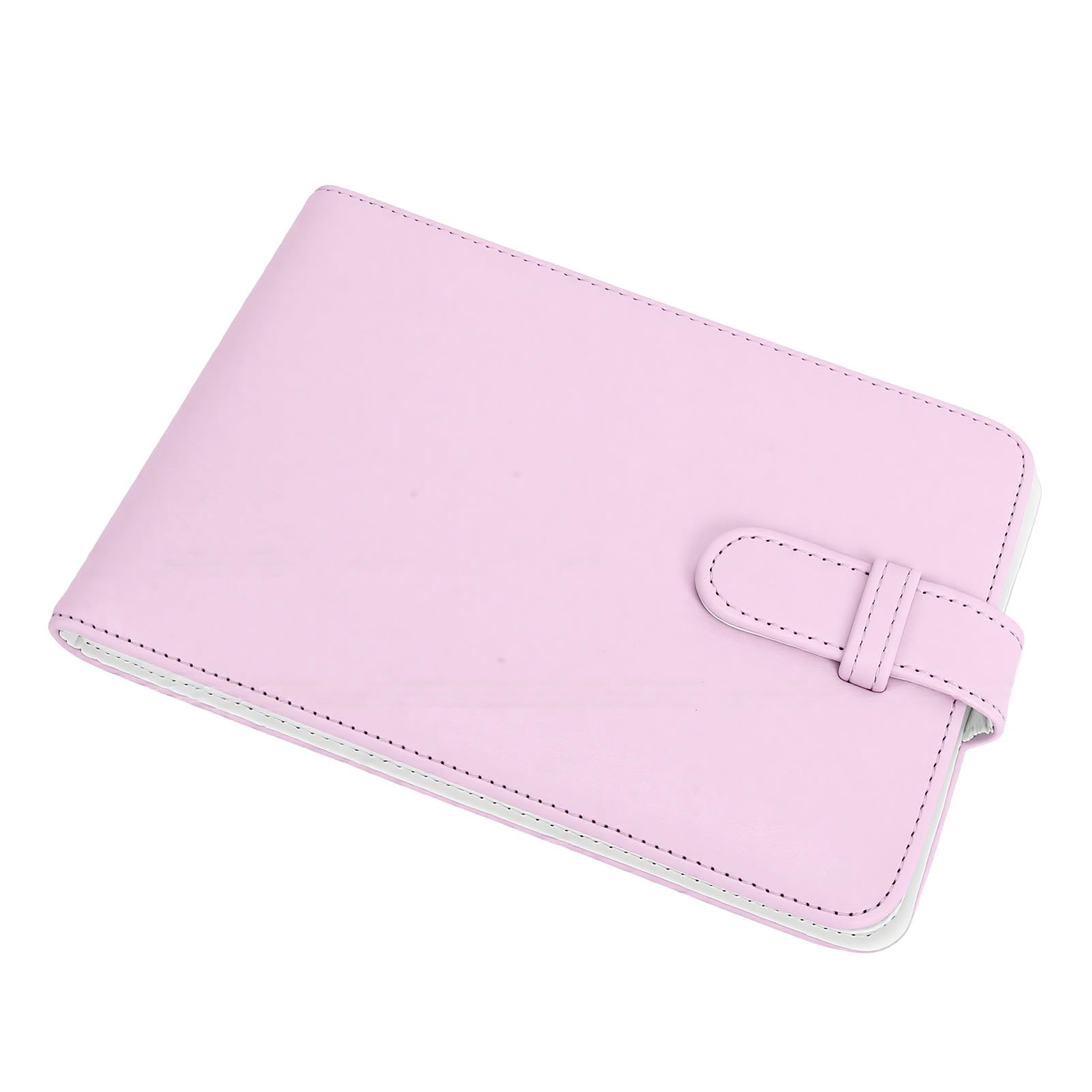 Fabater Portable Small Photo Album 20 Pages Stylish 6 Inch Album for Baby Weddings Travel Keepsakes (Pink)
