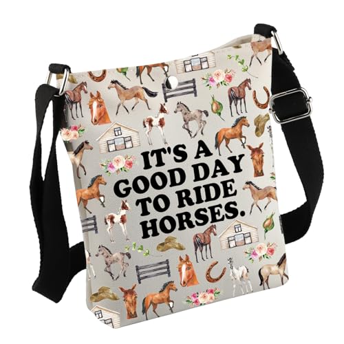 Funny Ride Horses Crossbody Bag Horse Lover Gift H-orse Rider Gi-ft H-orse Owner G-ift Equestrian G-ift