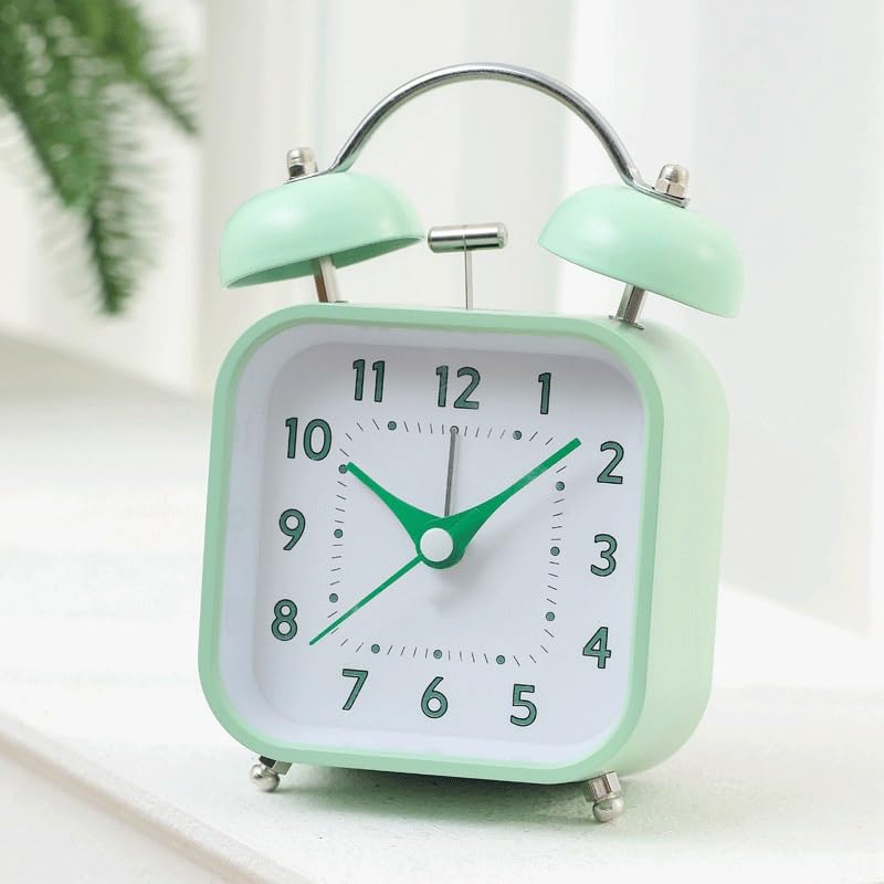 Sveglie rumorose Orologio Da Tavolo Piccolo Allarme for Il Risveglio(Green)