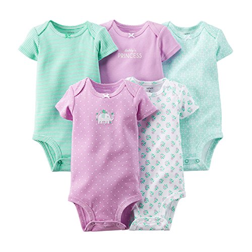 Image of Carter's Unisex Baby 5-Pack Bodysuits