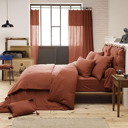 Boutis 100% gaze de coton 150x150cm pour vos soirées cocooning au salon - 5