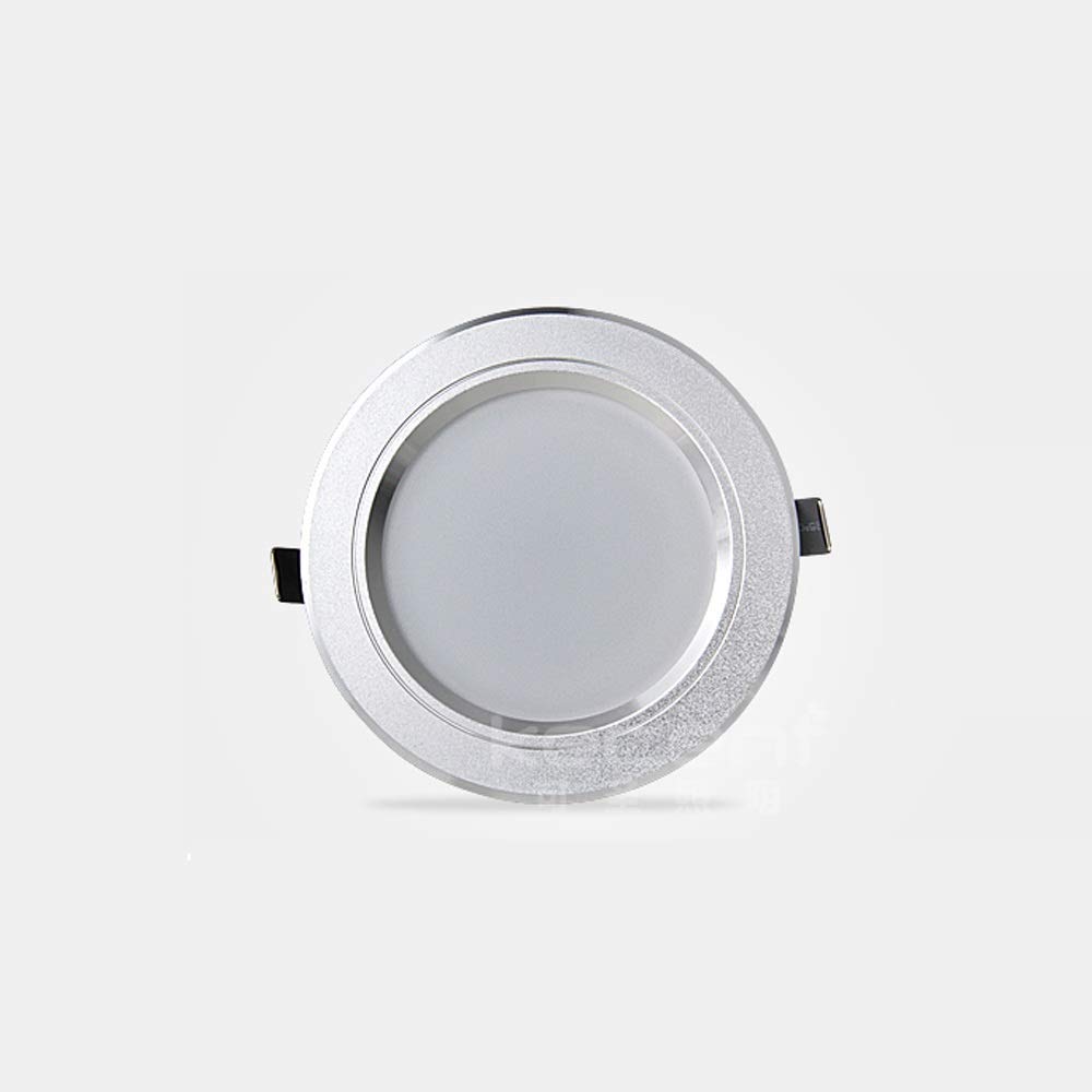 Arbeitsleuchte Aluminium-Flächenleuchte blendfreier LED-Strahler Einbaustrahler 4 Zoll rund Wohnzimmer Korridor Lounge gewerblicher Kühlergrill integrierte eingebettete Spot-Lampe Außenleuchten
