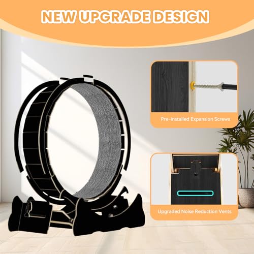 image for Homegroove Cat Exercise Wheel for Indoor Cat, 40