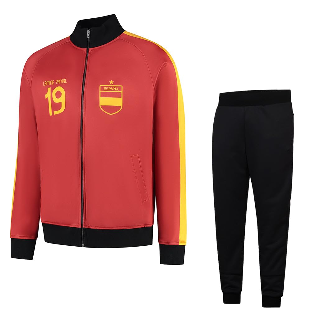 Spanien Trainingsanzug Lamine Yamal - Kinder und Erwachsene - Jungen - Herren - Sportsachen - Geschenke - Sport t shirt - Sportbekleidung