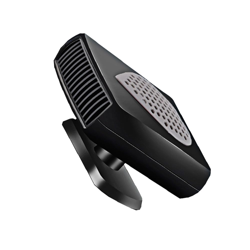 Riloer Riscaldatore per Auto per Camper 12V 150W Riscaldamento e disappannamento Invernali Portatili rapidi Presa accendisigari Rotazione a 360° Compatibile con la Maggior Parte dei Veicoli