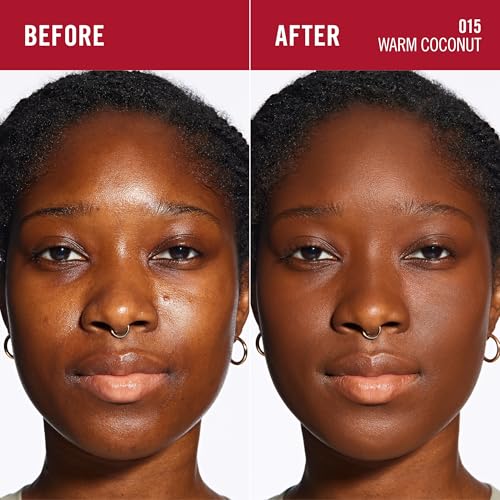 Rimmel Lasting Finish 25 HR Compact Foundation 015 Warm Coconut, Matte Buildable Coverage, Powder-to-Cream - Image 4