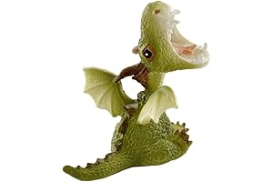 Adorable Miniature Dragon Statue for Fairy Garden