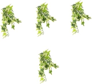 minkissy 4 Unidades De Simulação De Rastreador Planta Réptil Planta Falsa Planta Suspensa Videiras Escalada Terrário Plantas Decoração De Tanque De Peixes Animais Da Selva Ornamento De