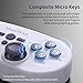 ShanWan Q38 Wireless Bluetooth Controller,Micro buttons enable quick response in games(mouse click sound)、 Hall Effect Adjustable Joystick, Compatible with Switch/Switch 2 (Firmware Upgrade Required), Steam Deck, PC, Android, iPhone, iPad, macOS Retro Controller