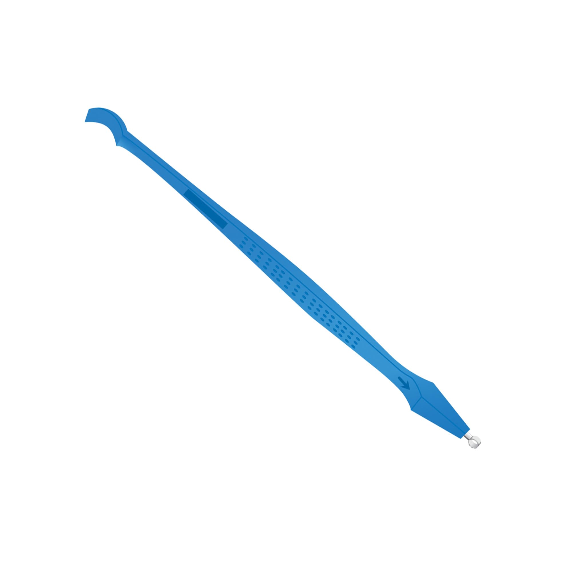 GIMA - Curette dermatologique avec raclette, stérile, jetable, diamètre 7 mm, paquet de 10, 22566