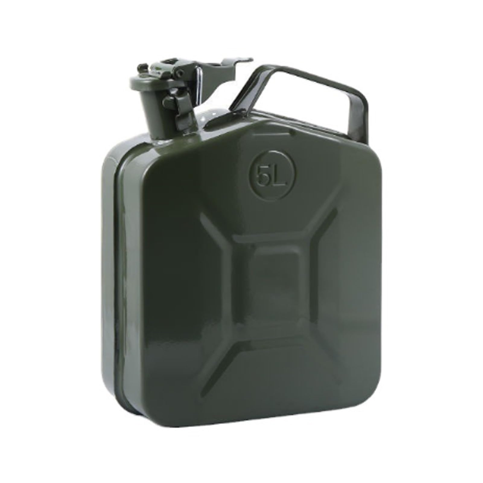Tanques de Combustible Metal ecológicos 5 l, 10 l y 20 para automóviles, bidones Gasolina, Gasolina Motocicletas, contenedores Aceite, bidón Combustible(5L)