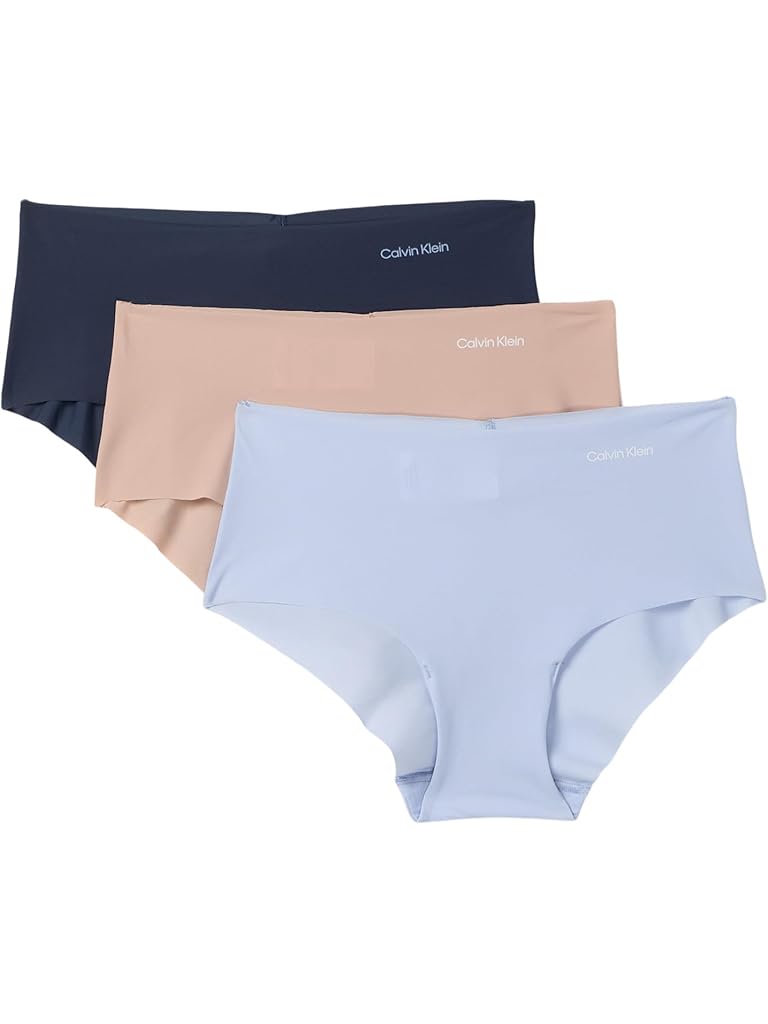 Blue Calvin Klein Invisibles 3-Pack Hipster