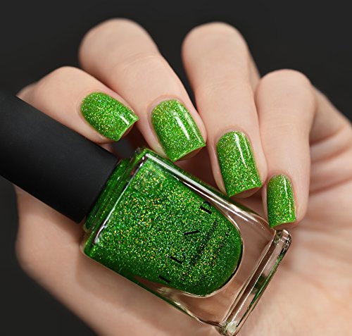 Image of ILNP Someday - Juicy Lime Green Holographic Sheer Jelly Nail Polish