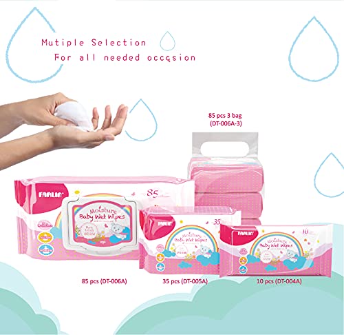 فارلين (1+1) مناديل للطفل لا يسبب حساسية 85 منديل للبكت _DT-006A-2C