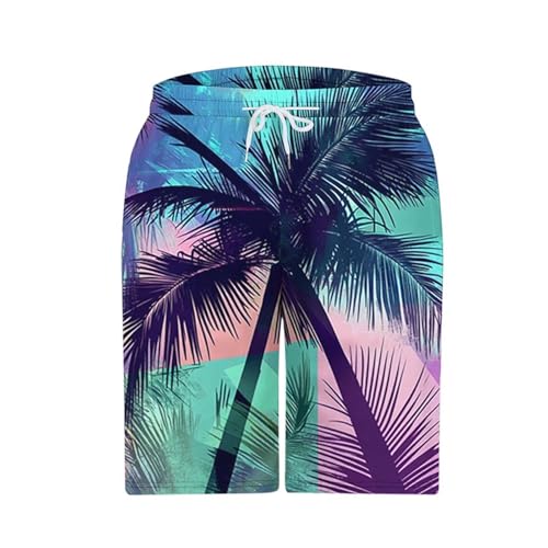 Mens Hawaiian Beach Shorts Graphic Print with Pockets Workout Clothes for Men Gym Moisture Wicking Board4