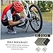 Yardwe 1set Bike Tire Repair Rasp Self-Adhesive Puncture Patches for Quick Repairs Lightweight and Portable Tool for Mountain and Road