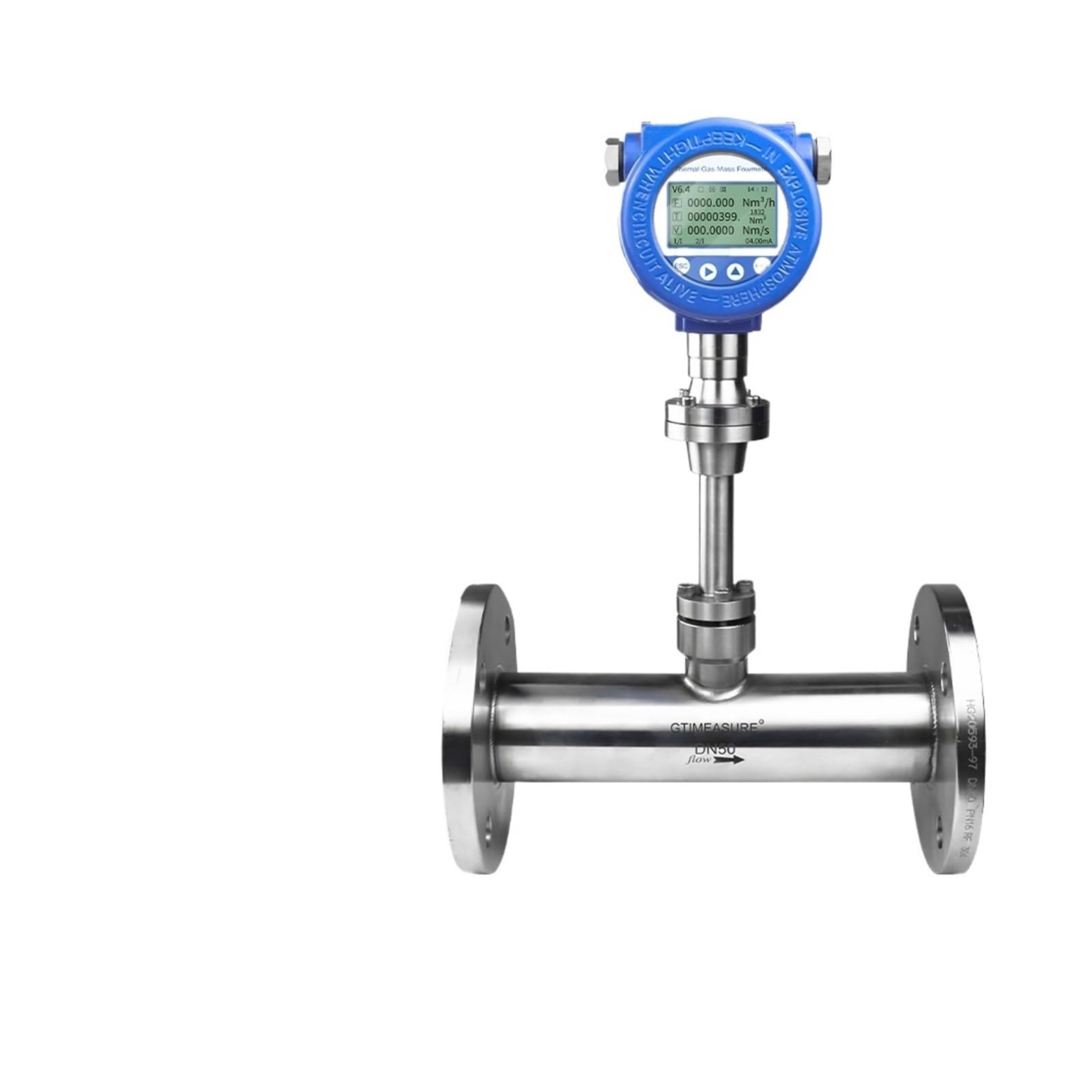 BALYDLUL Gas Mass Flowmeter Flowmeter Thermal Gas Flow Meter(DN20)