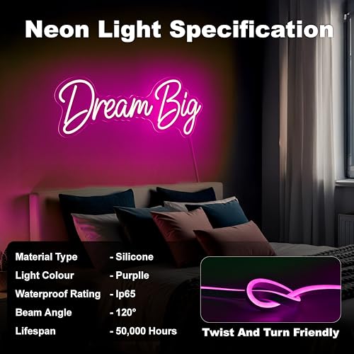 Image of Forus 5 Meter LED Neon Strip Light - Purple, Flexible Waterproof Rope Lights 16.4 Feet, Indoor Outdoor Diwali Decorative Cove Lighting, Restaurant Decorations, Home Decor, Festivals, 1 Yr Warranty