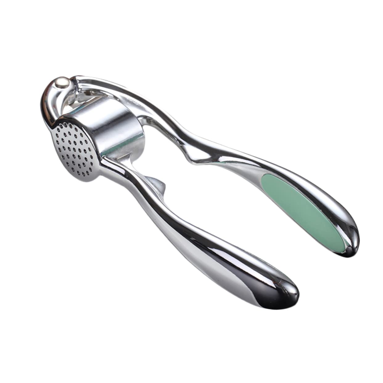 ABOOFAN Zinc Alloy Garlic Press Squeezer Green Manual Crusher for Effortless Garlic Mincing Kitchen Tool to Avoid Mess and Smelly Hands and Easy to Use Garlic Squeezer