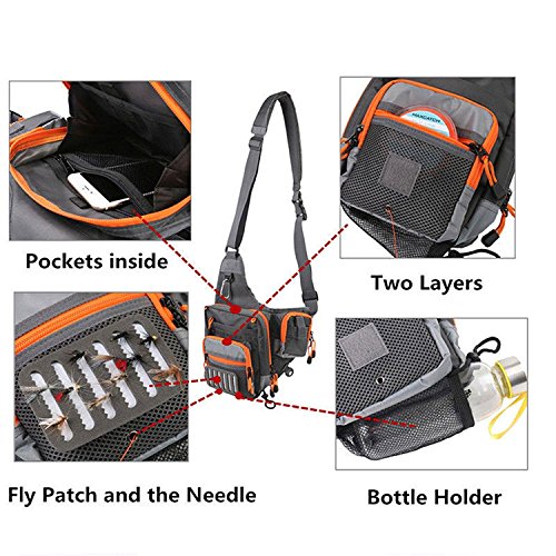 Maxcatch V-Cross Bolsa de Hombro Multifuncional para Pesca miniatura 4