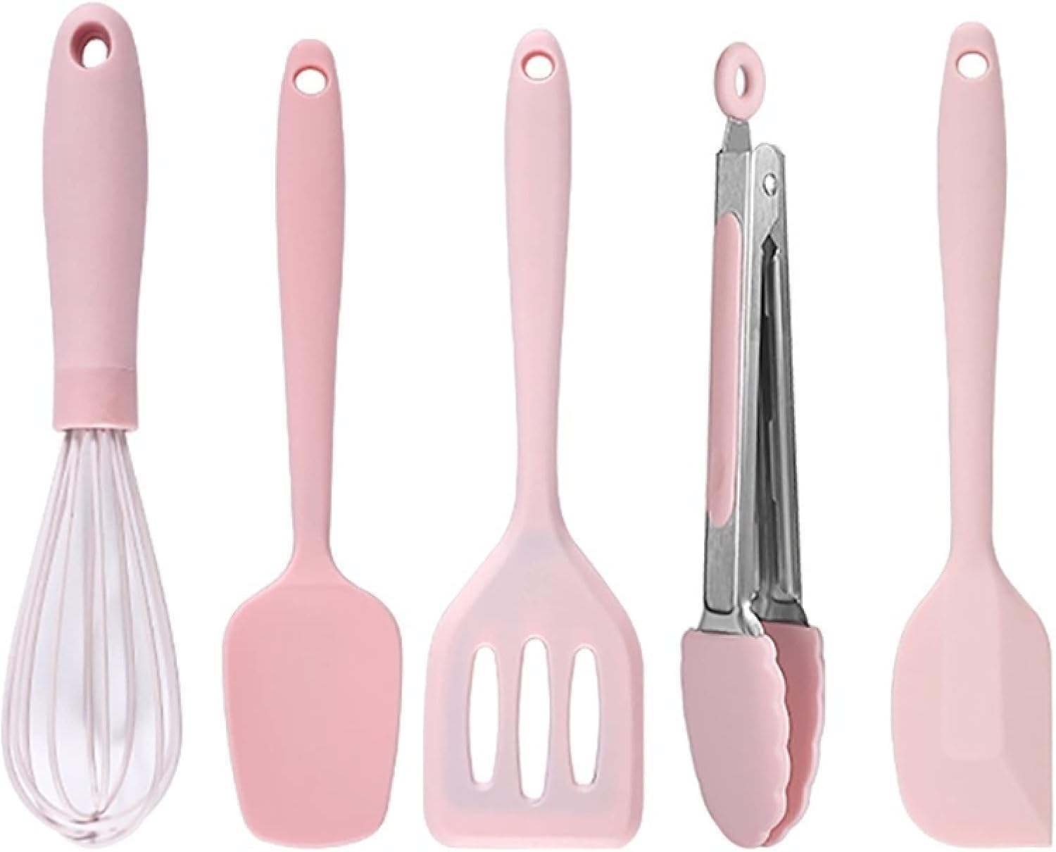 Juegos de utensilios de cocina Juego de utensilios de cocina, juego de utensilios de cocina, juego de 5 piezas de utensilios de cocina de silicona antiadherentes resistentes a altas temperaturas
