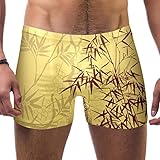 Traje de baño único: estos trajes de baño para hombres o niños tienen un diseño de impresión DIY con patrones modernos y divertidos. Los diversos patrones impresos en los pantalones cortos muestran tu personalidad única y te hacen destacar cuando llevas estos calzoncillos de natación.