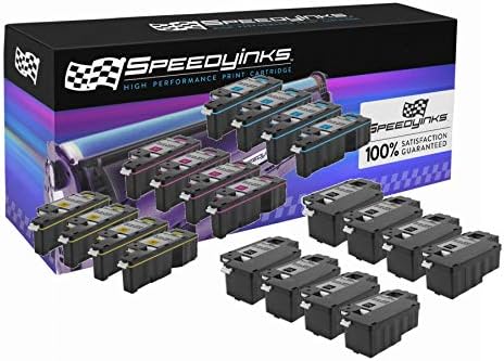Speedy Inks Compatible Toner Cartridge Replacement for Xerox Phaser 6010 & WorkCentre 6015 (8 Black, 4 Cyan, 4 Magenta, 4 Yellow, 20-Pack)