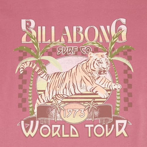 Image of Billabong Girls' Premium Short Sleeve Oversized Fit Graphic T-Shirt