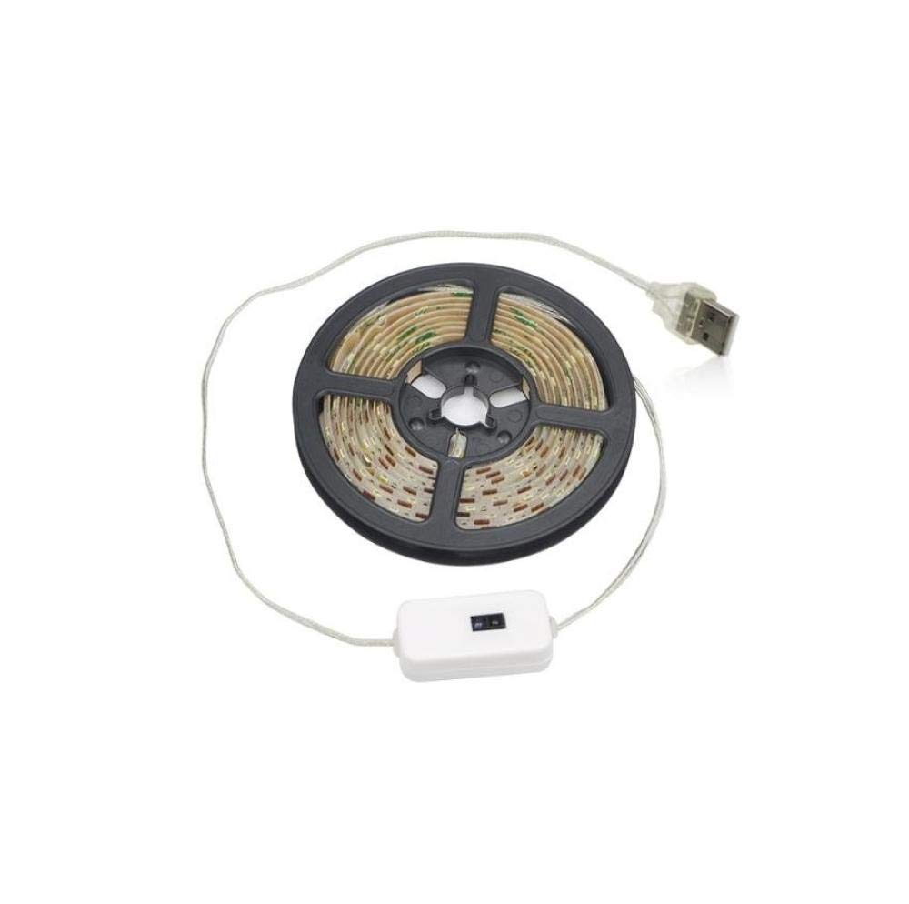 USB Powered Makeup Mirror Lights LED Tape SMD 2835 8mm led Vanity Lamp Bedroom Decor-Hand_Sweep_White_2m