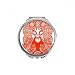 Paper-cut Beijing Opera Head Chinese Hand Compact Mirror Round Portable Pocket Glass
