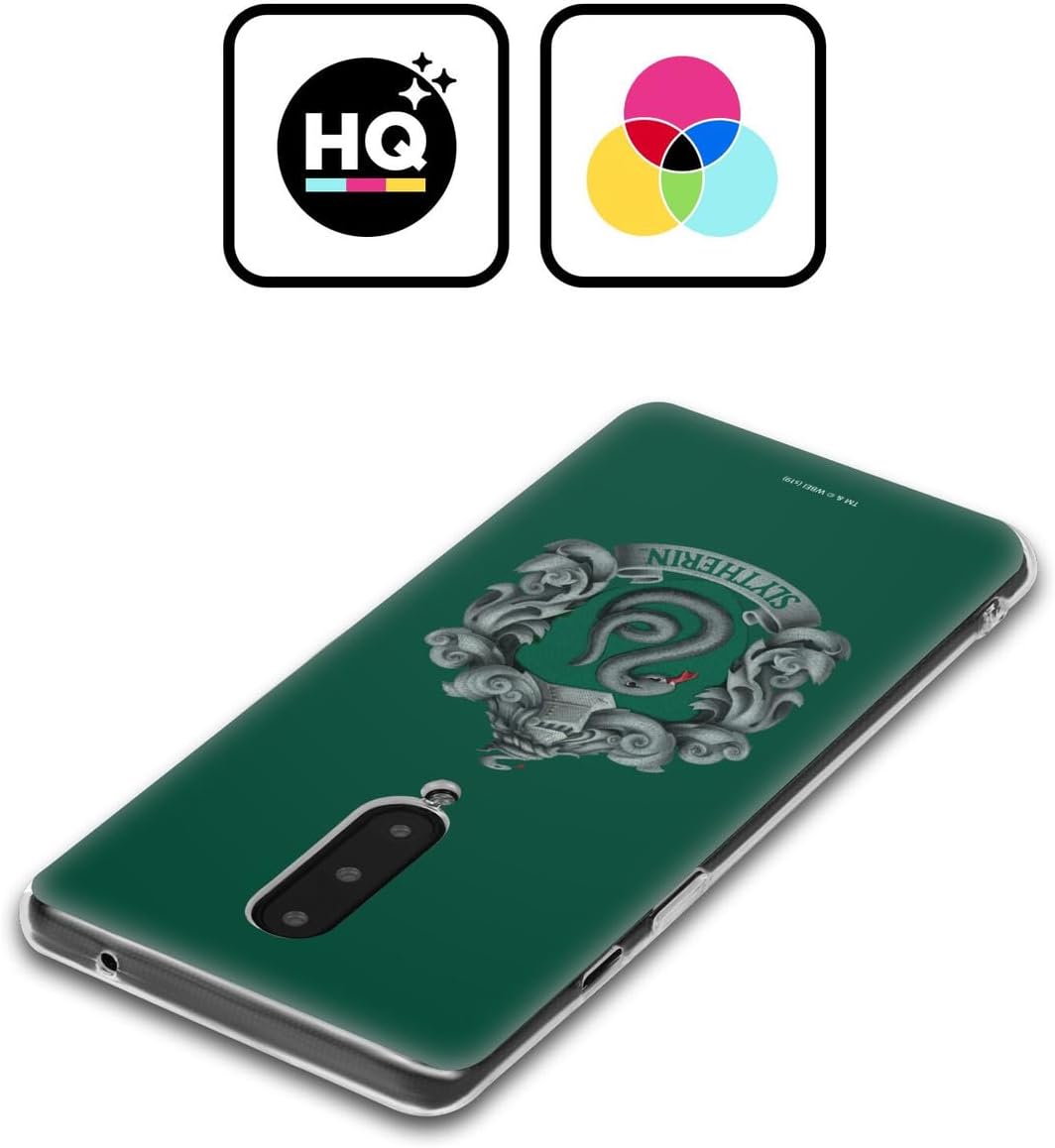 Head Case Designs Officially Licensed Harry Potter Slytherin Crest Chamber of Secrets I Gel Case [Military Grade Protection] Compatible with Google Pixel 8 Pro and Compatible with MagSafe