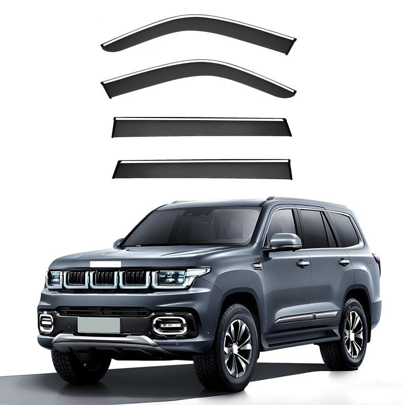 Déflecteurs de vent de voiture BAIC BJ60 2022+ pare-pluie vitres teintés