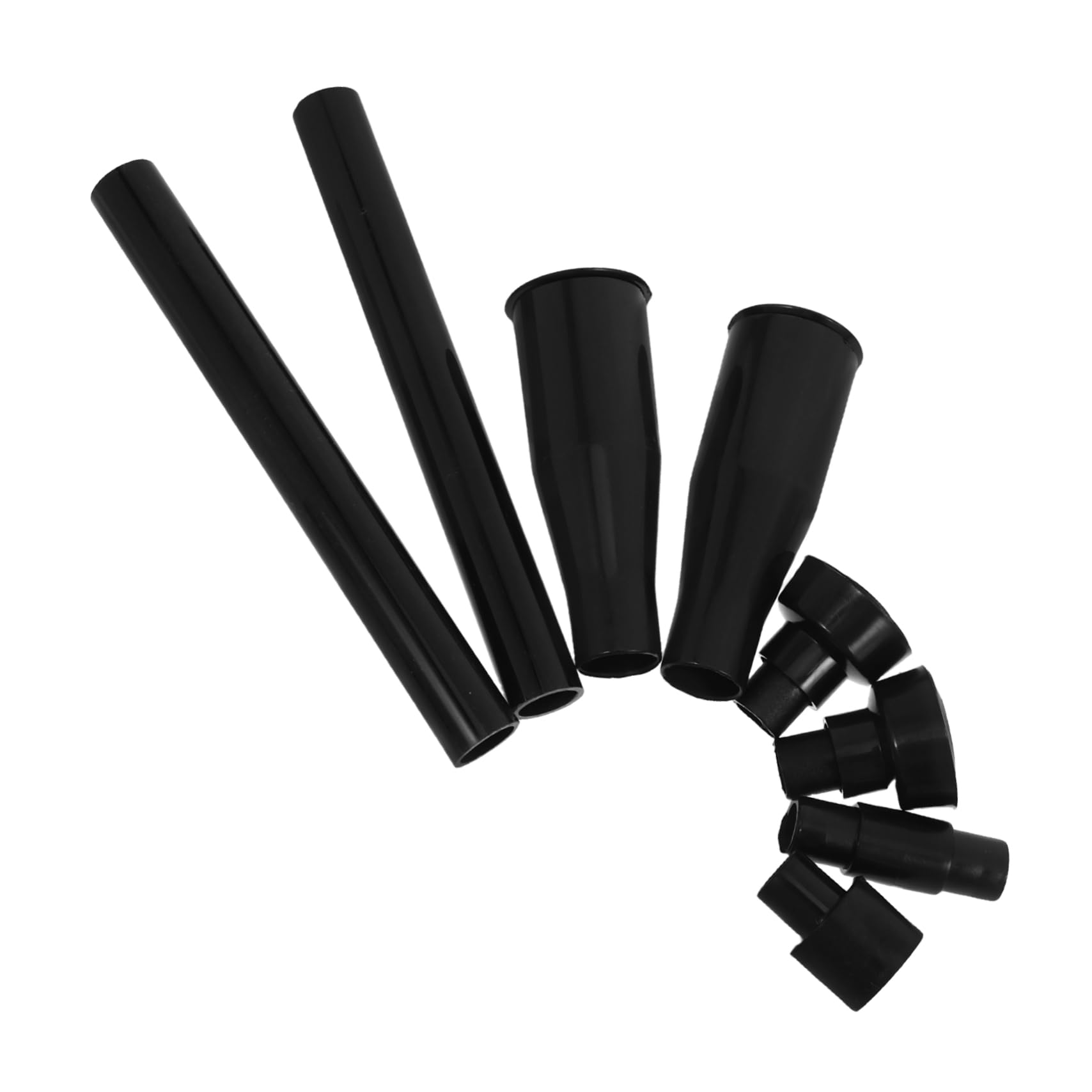 BESTonZON 8Pcs Adjustable Water Fountain Nozzle Kit for and Fish Tanks Black Water Spray Heads Set for Garden Water Features Efficient Water Use and Simple Installation