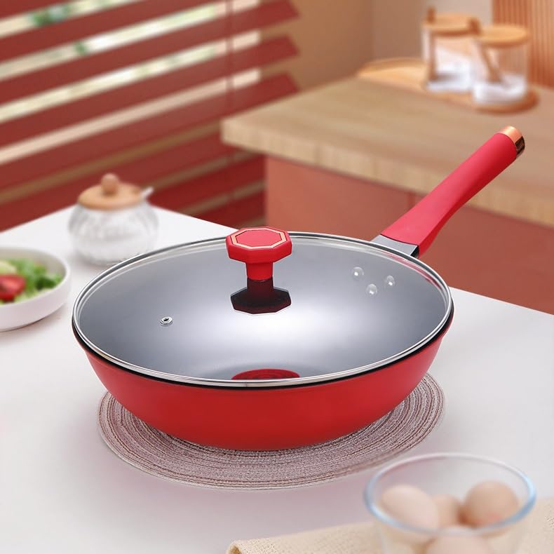 30cm】 キッチン・日用品・その他 ノンスティック中華鍋 大きめ*3