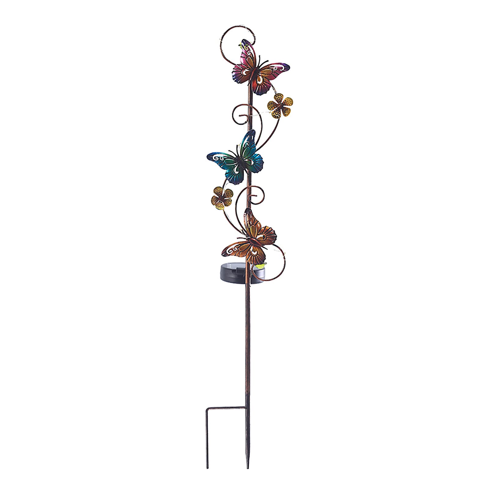 BELUAPI Outdoor Solar Stake Lights,29Inch Metal Butterfly Garden Yard Decor,Hummingbird Waterproof LED Stake,Wireless Solar Garden Stake Lights Decor for Pathway Yard Lawn Patio Landscape Decor