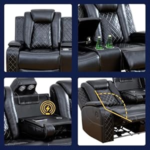 Lavinopowerreclinerlivingroomsetwithledforlivingroomdormitoryguesthouseplayroomairbnbapartment Urban Country Home Decor Lavino power recliner living room set with led for living room dormitory guest house playroom airbnbapartment urban country home decor