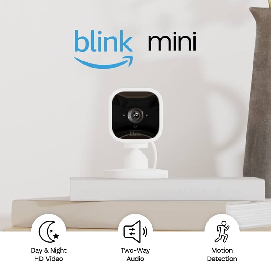 Amazon.com: Blink Mini - Compact indoor plug-in smart security Amazon.com: Blink Mini - Compact indoor plug-in smart security