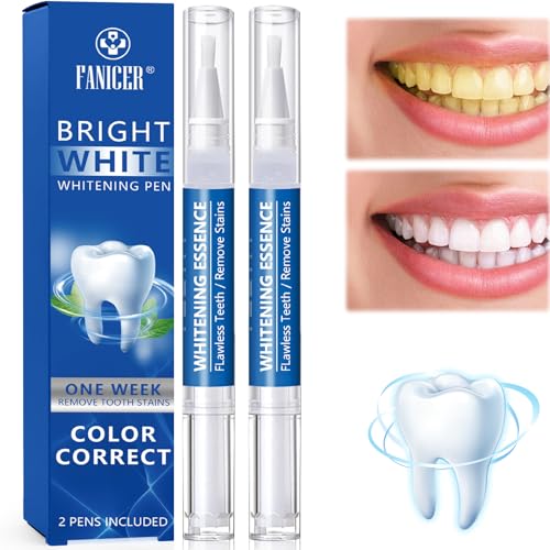 2 Piezas Blanqueador Dental, Blanqueamiento Dental Profesional, Rápida y Efectiva Blanqueador de Dientes, Eliminar Manchas y Sarro, Blanqueamiento Dental en Casa
