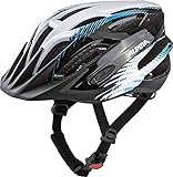 alpina felgendeckel classic Farbe: black-white-blue ALPINA Erwachsene Tour 2.0 Fahrradhelm, Black-White-Blue, 53-58