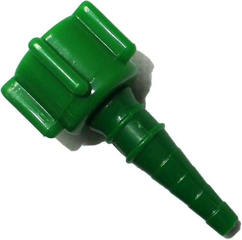 Púa giratoria (árbol de Navidad) Tubo de oxígeno Conector de pezón verde (cada uno)