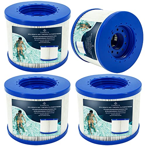 YANHUA Filtre de Spa à Visser,Compatible pour Cosy Spa, Clever Spa et de Plus,Filtre à Vis pour Spa Gonflable pour Spa Rechange Filtre (4)