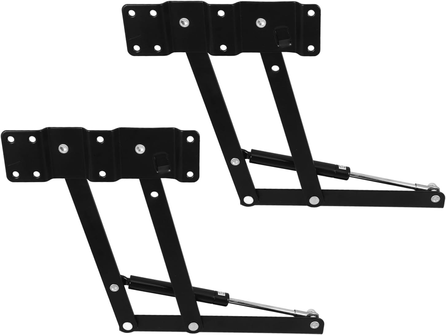 Heavy Duty Collapsible Shelf Bracket Stainless Steel Adjustable Support for Floating Shelves Table Lifting Mechanism Multi-Purpose Space Saving Design