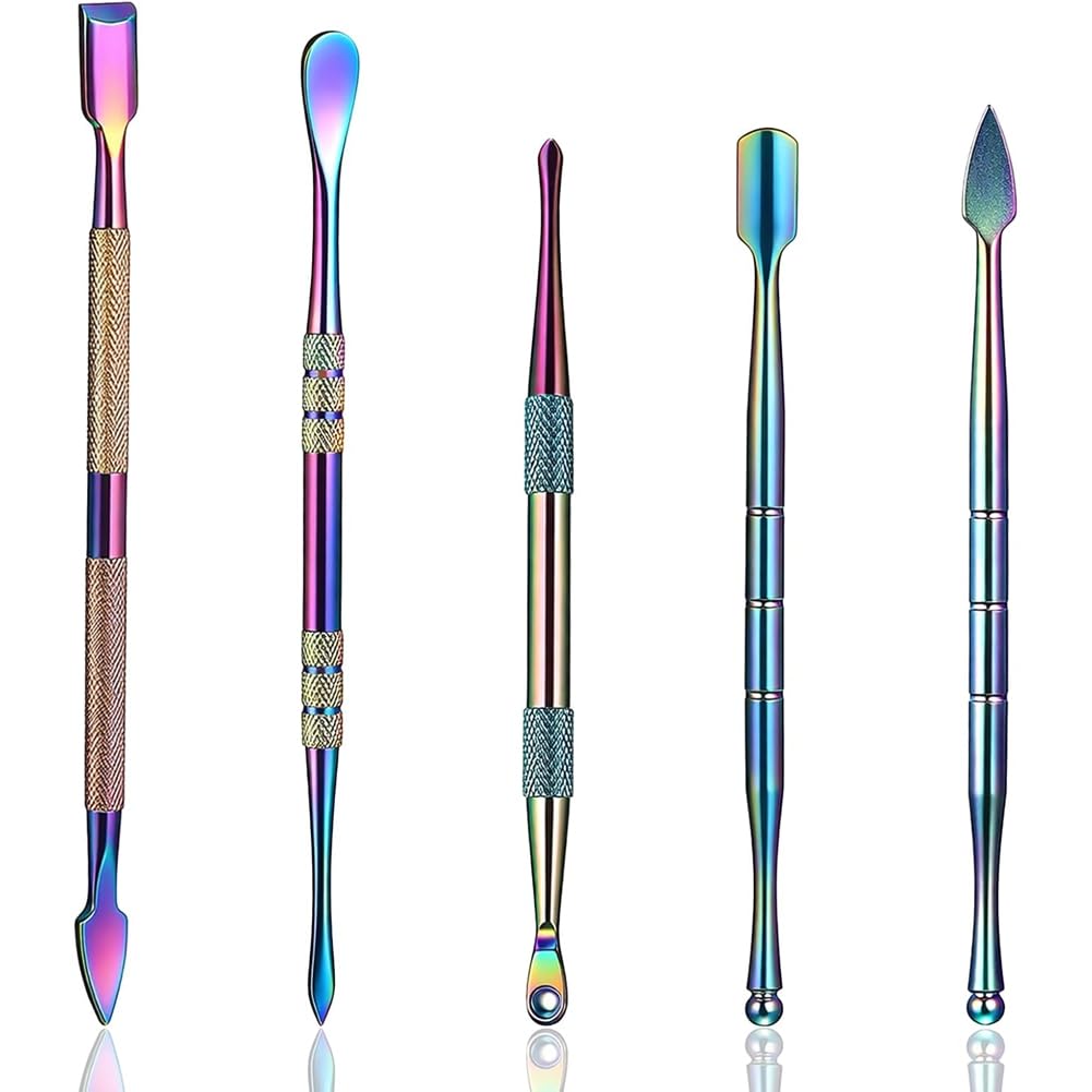 Jnchdghwa As Shown Sculpting For Clay Pottery Modeling Tool Kit- Stainless Steel 5 Pcs Carving Tools For Wax Wood Carving Sculptures