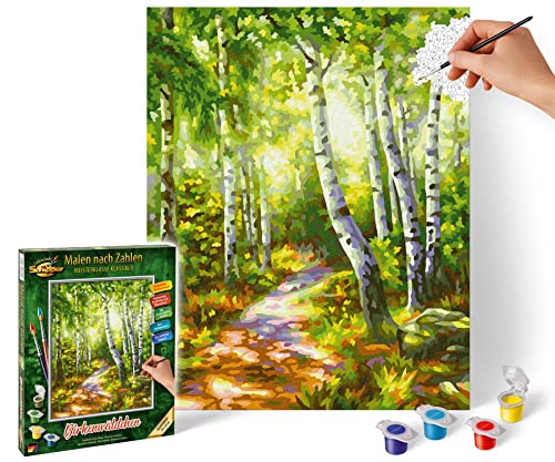 Kit De Pintura Por Números Schipper - Lienzo De Nutrias Con Pinceles Y Pinturas Acrílicas