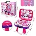 Buyger 5 in 1 Maletin de Maquillaje para niñas Juguete peluqueria 3...
